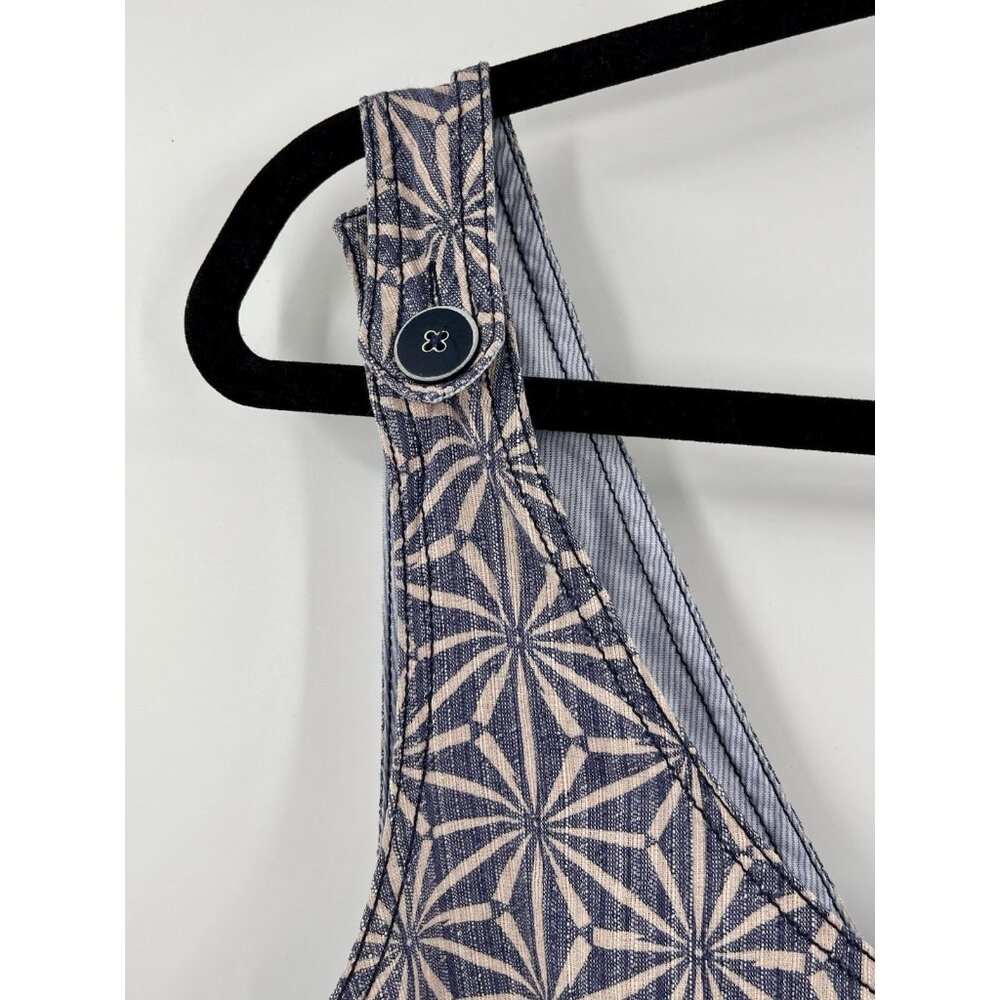 ELEVENSES ANTHROPOLOGIE Women's Demim Windward Open Back Sleeveless Jumpsuit Med - Picture 3 of 8